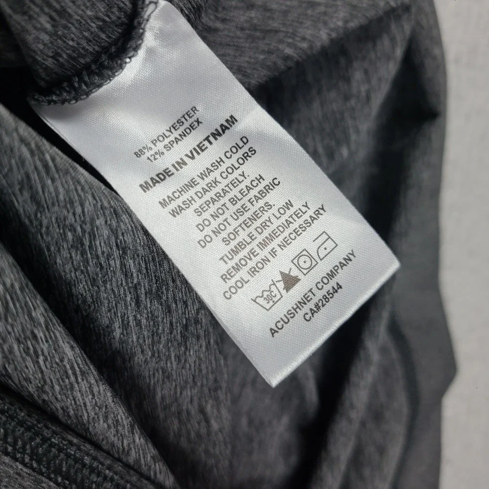 Foot Joy Polo Shirt Mens Large Dark Gray Performance FJ Golf The Rail